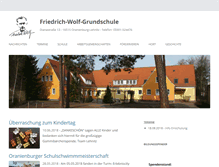 Tablet Screenshot of grundschule-lehnitz.de